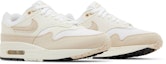 Cheap (W) Nike Air Max 1 'Pale Ivory' Lelaki Wanita Kasut Sneakers Ivory DZ2628-101