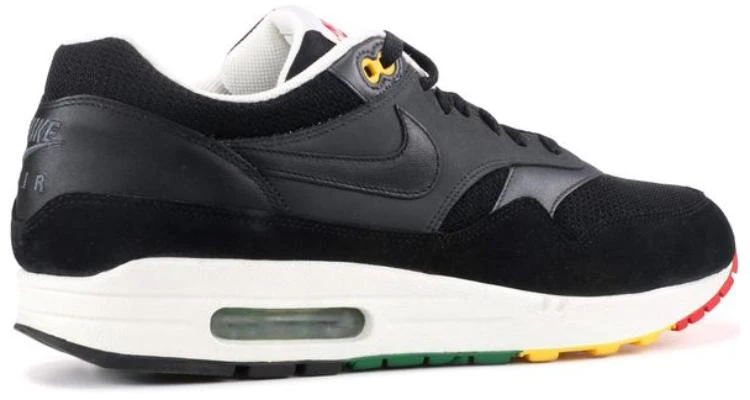 Nike Air Max 1 'Rasta' Lelaki & Wanita Kasut Sneakers 307133-003 Shop Nike Air Max 1 'Rasta' Lelaki & Wanita Kasut Sneakers 307133-003