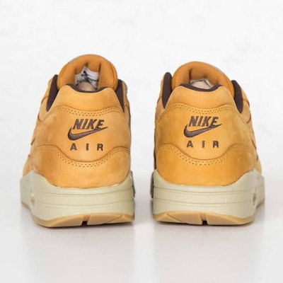 Nike Air Max 1 'Wheat' Lelaki/Perempuan Sneaker Klasik Warna Gandum 705282-700 Lookbook Nike Air Max 1 'Wheat' Lelaki/Perempuan Sneaker Klasik Warna Gandum 705282-700