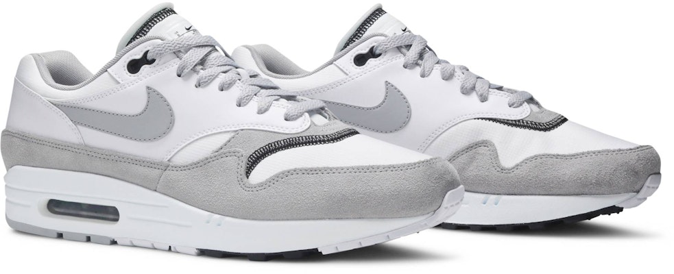 Nike Air Max 1 'White Black Wolf Grey' AH8145-113 Cheap Nike Air Max 1 'White Black Wolf Grey' AH8145-113