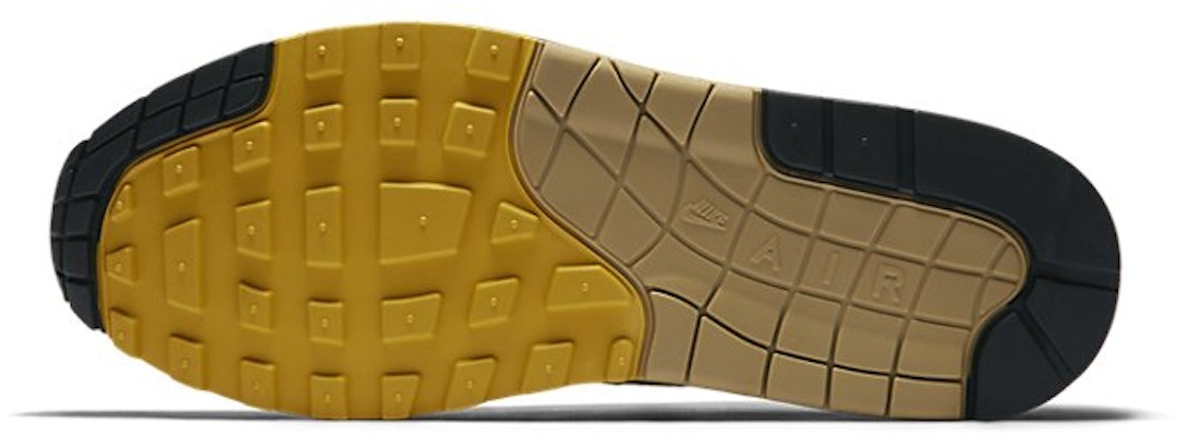 Nike Air Max 1 Air Max 93 Logo Elemental Gold 875844-700 Details for Nike Air Max 1 Air Max 93 Logo Elemental Gold 875844-700