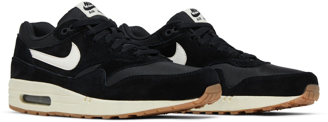 Nike Air Max 1 Hitam Gum Light 537383-011 Cheap Nike Air Max 1 Hitam Gum Light 537383-011