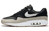 Buy 耐克 Air Max 1 黑/浅骨色/白色 AH8145-009