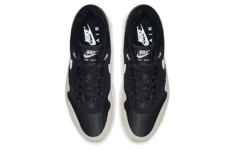 Lookbook 耐克 Air Max 1 黑/浅骨色/白色 AH8145-009
