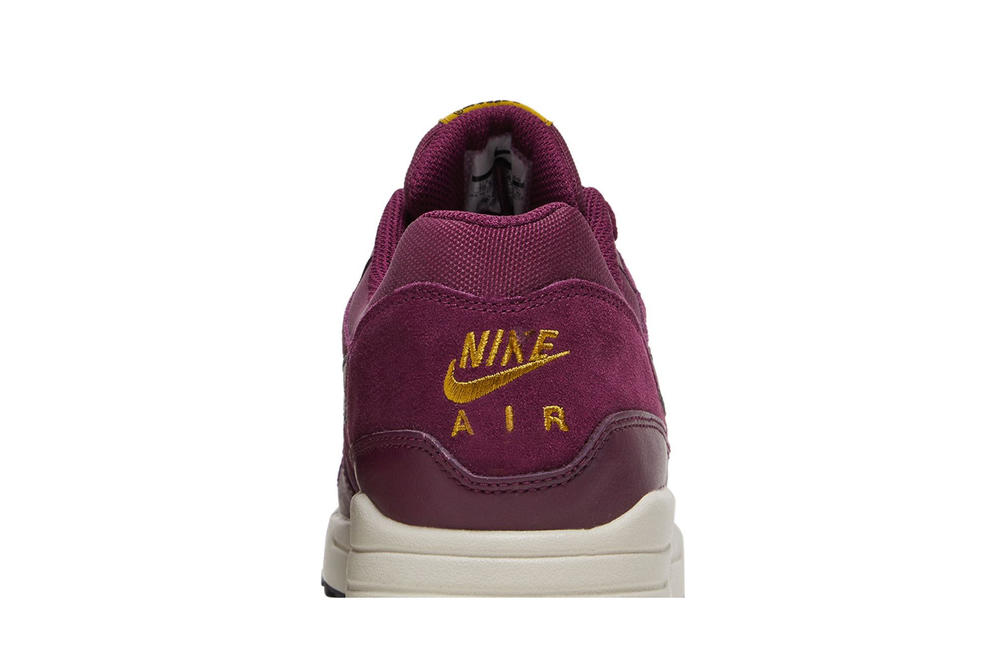 Sizing Nike Air Max 1 Bordeaux Desert Moss Scarpe 875844-601
