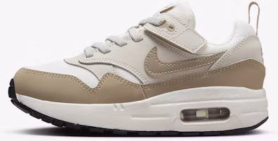 (Preschool) Nike Air Max 1 Easy-On 'Phantom Light Orewood' DZ3308-006 (Preschool) Nike Air Max 1 Easy-On 'Phantom Light Orewood' DZ3308-006