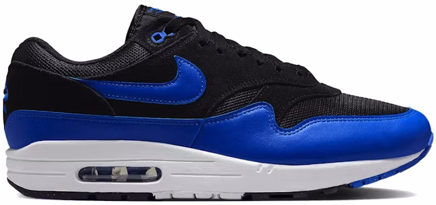 耐克 Air Max 1 Essential 黑色超皇家蓝 FZ5808-010 Buy 耐克 Air Max 1 Essential 黑色超皇家蓝 FZ5808-010