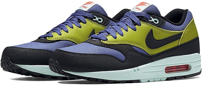 Nike Air Max 1 Essential 低筒 跑步鞋 男款 黃紫 Lookbook Nike Air Max 1 Essential 低筒 跑步鞋 男款 黃紫