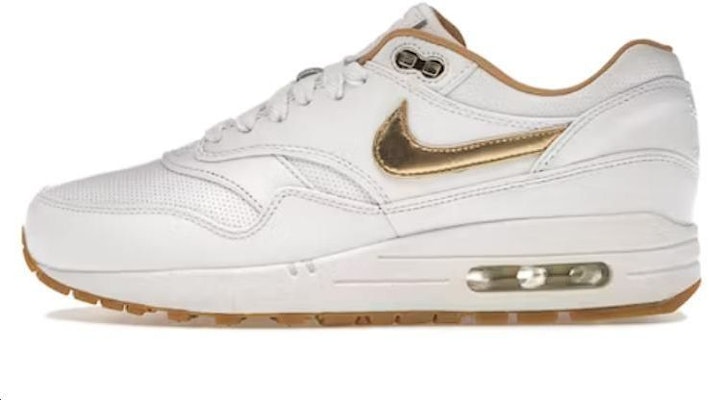 耐克Air Max 1 FB '白色金属金' 616315-102 Buy 耐克Air Max 1 FB '白色金属金' 616315-102
