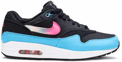 Nike Air Max 1 Jelly Swoosh Black Fuchsia Blue Fury CI2450-001 Nike Air Max 1 Jelly Swoosh Black Fuchsia Blue Fury CI2450-001