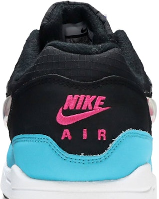 Nike Air Max 1 Jelly Swoosh Hitam Fuchsia Blue Fury CI2450-001 Sizing Nike Air Max 1 Jelly Swoosh Hitam Fuchsia Blue Fury CI2450-001