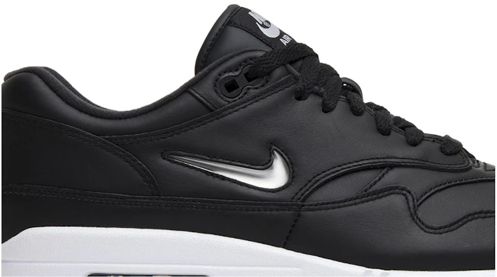 Nike Air Max 1 Jewel Negro Plata 918354-001 Order Nike Air Max 1 Jewel Negro Plata 918354-001