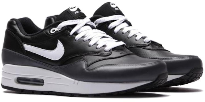 Nike Air Max 1 Kulit 'Hitam Kelabu Putih' 654466-001 Lookbook Nike Air Max 1 Kulit 'Hitam Kelabu Putih' 654466-001