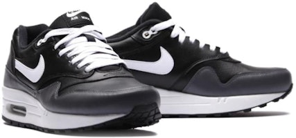 Nike Air Max 1 Kulit 'Hitam Kelabu Putih' 654466-001 Shop Nike Air Max 1 Kulit 'Hitam Kelabu Putih' 654466-001