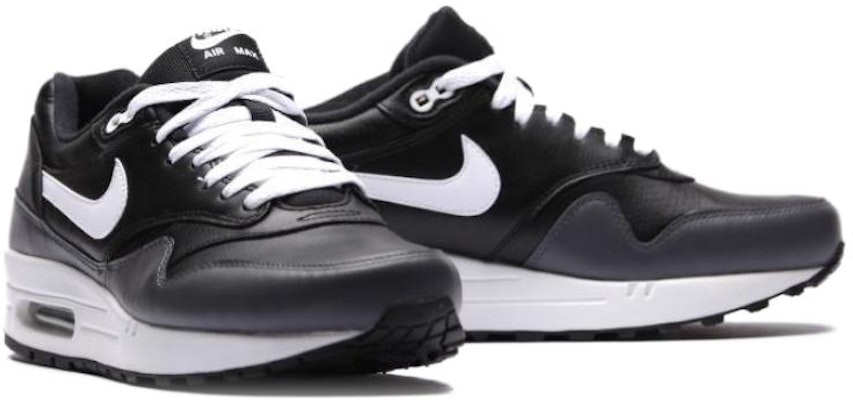 Nike Air Max 1 Kulit 'Hitam Kelabu Putih' 654466-001 Shop Nike Air Max 1 Kulit 'Hitam Kelabu Putih' 654466-001