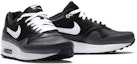 Shop Nike Air Max 1 Kulit 'Hitam Kelabu Putih' 654466-001
