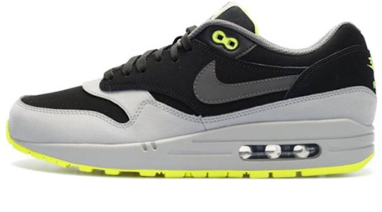 Nike Air Max 1 Leather 'Negro Plata Voltio' 654466-007 Buy Nike Air Max 1 Leather 'Negro Plata Voltio' 654466-007