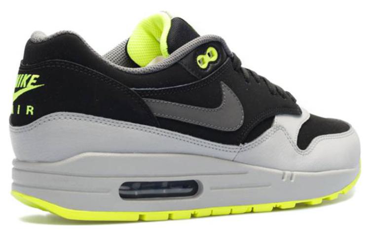 Lookbook 耐克Air Max 1皮革'黑银伏特配色' 654466-007