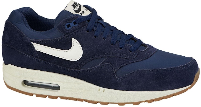 Buy 耐克Air Max 1午夜海军蓝风帆配色款 537383-411