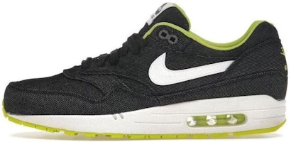 Nike Air Max 1 Premium 'Black Denim Cyber' 512033-019 Nike Air Max 1 Premium 'Black Denim Cyber' 512033-019