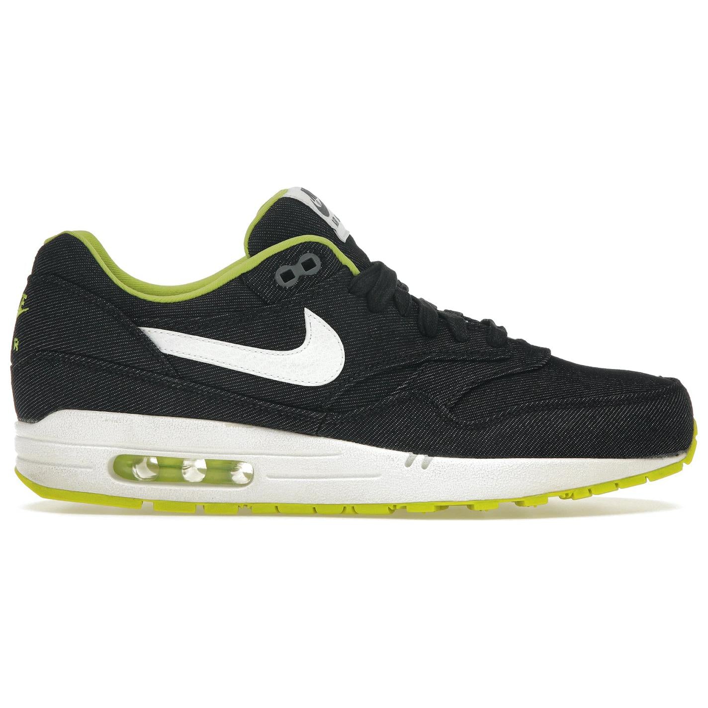 Lookbook Nike Air Max 1 Premium 'Black Denim Cyber' Pria/Wanita Terbaru 512033-019