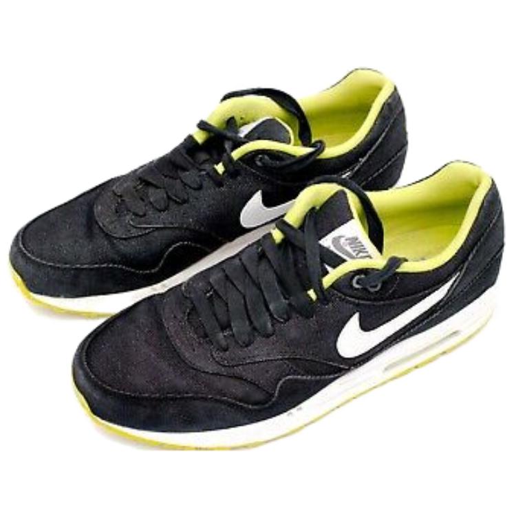 Shop Nike Air Max 1 Premium 'Black Denim Cyber' Pria/Wanita Terbaru 512033-019