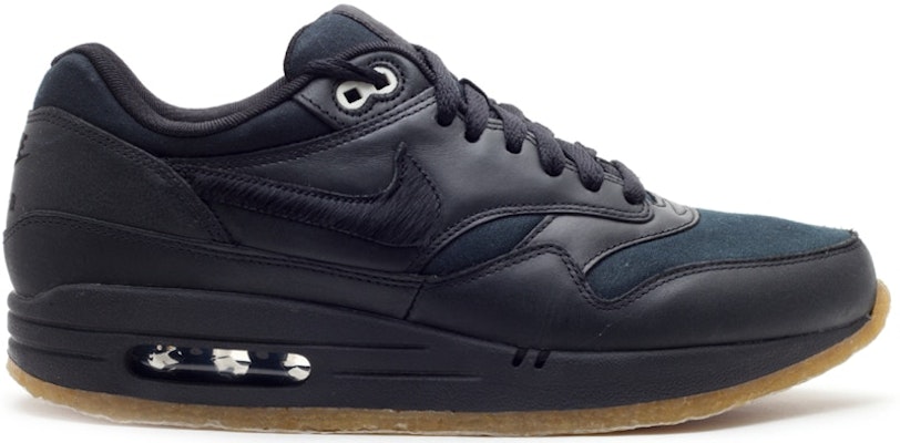 耐克Air Max 1 Premium“黑色绒面饼干底” 309717-006 Buy 耐克Air Max 1 Premium“黑色绒面饼干底” 309717-006