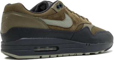 Nike Air Max 1 耐磨 低幫 生活休閒鞋 男款 黑綠 Lookbook Nike Air Max 1 耐磨 低幫 生活休閒鞋 男款 黑綠