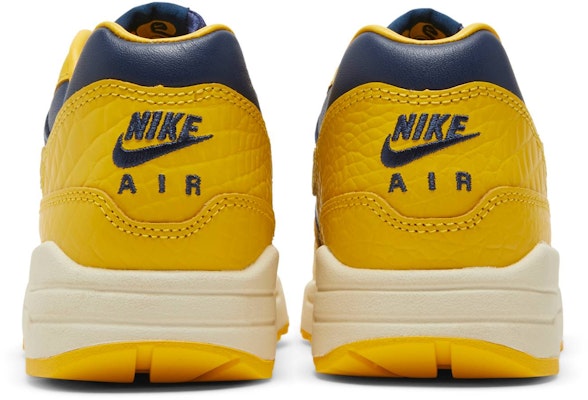 Women Nike Air Max 1 Premium Michigan Snakeskin FJ5479 410