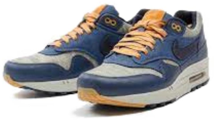 Nike Air Max 1 Premium 'Midnight Navy Cider' Lelaki Wanita Sneakers 512033-404 Shop Nike Air Max 1 Premium 'Midnight Navy Cider' Lelaki Wanita Sneakers 512033-404