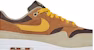 Nike Air Max 1 Premium 'Ugly Duckling - Pecan' Lelaki Jenama Kasut Terbaik. DZ0482-200
