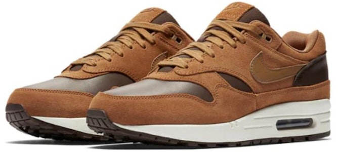 Nike Air Max 1 百搭潮流 輕鬆舒適 耐磨防滑 低幫 生活休閒鞋 男款 棕色 Lookbook Nike Air Max 1 百搭潮流 輕鬆舒適 耐磨防滑 低幫 生活休閒鞋 男款 棕色