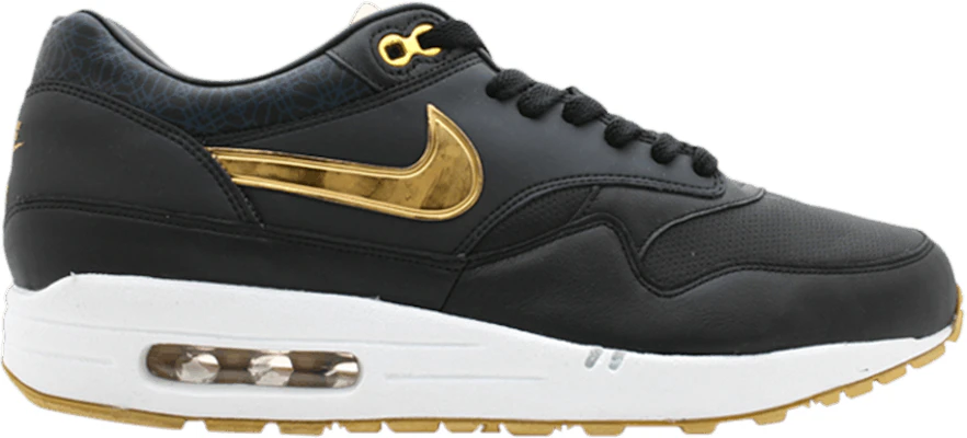 Nike air max 1 premium sp black gold outlet