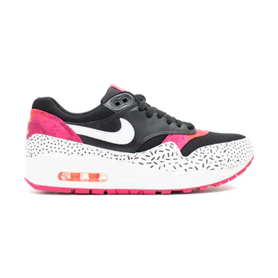 Nike Air Max 1 Print 'Black Fireberry'