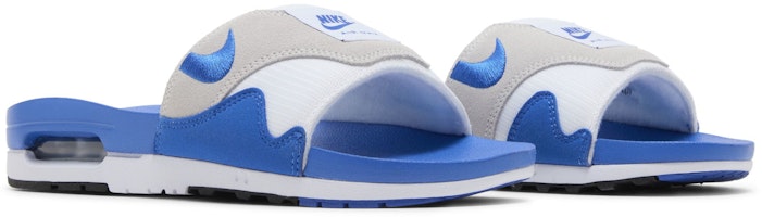 Nike Air Max 1 Slide "Royal" 休閒舒適百搭 一字拖鞋 男款 藍灰 Cheap Nike Air Max 1 Slide "Royal" 休閒舒適百搭 一字拖鞋 男款 藍灰