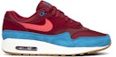 Buy Nike Air Max 1 Team Red Green Abyss AH8145-601 Kasut Lelaki