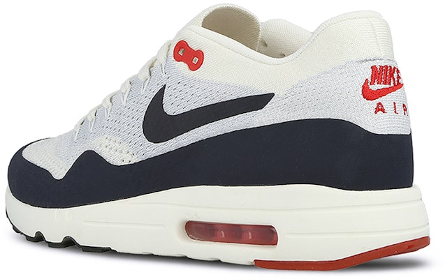 Nike Air Max 1 Ultra 2.0 Flyknit 'Sail Obsidian' 875942-100 Shop Nike Air Max 1 Ultra 2.0 Flyknit 'Sail Obsidian' 875942-100