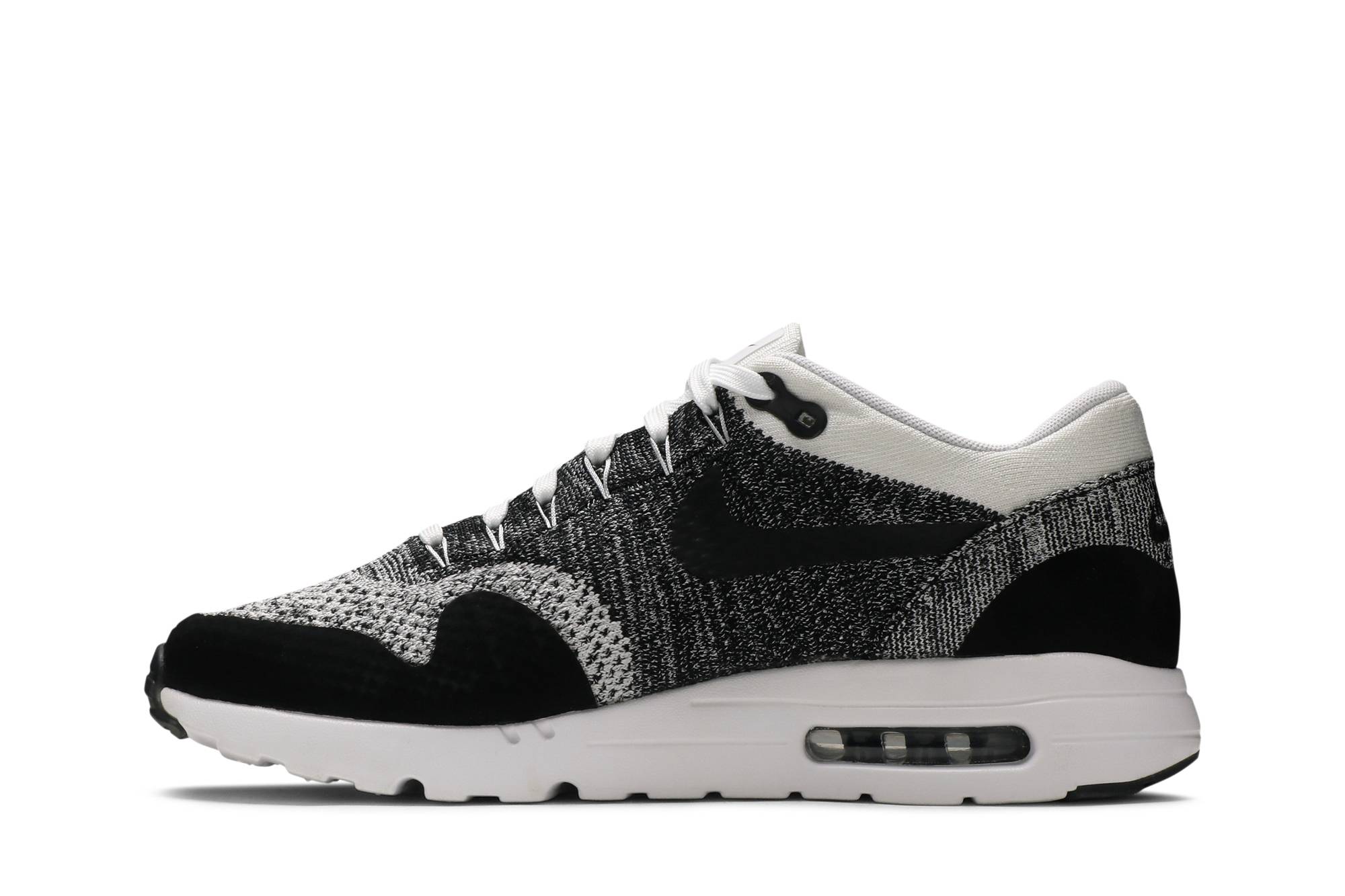 Lookbook ナイキ エア マックス 1 ウルトラ フライニット 白黒 843384-100