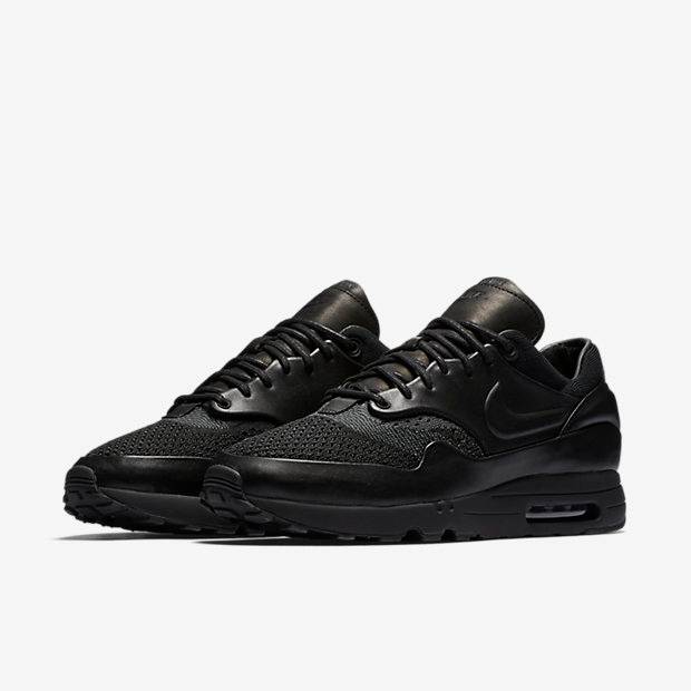 Nike air max 1 ultra flyknit triple black new arrivals