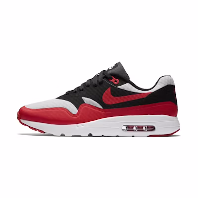 Nike Air Max 1 Ultra Pure Platinum Black Gym Red