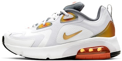 (Youth) Nike Air Max 200 SE 'White Orange Gray' CD6764-100 (Youth) Nike Air Max 200 SE 'White Orange Gray' CD6764-100