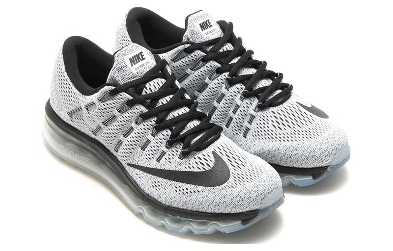 Lookbook Nike Air Max 2016 氣墊 低筒慢跑鞋 白黑