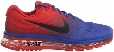 Order Nike Air Max 2017 減震耐磨 低筒 跑步鞋 男款 紅藍色