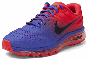 Lookbook Nike Air Max 2017 減震耐磨 低筒 跑步鞋 男款 紅藍色