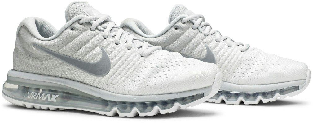 Nike Air Max 2017 'Pure Platinum' Lelaki Wanita Kasut Sukan 849559-009 1