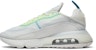 Nike Air Max 2090 'Platinum Tint Blustery' Dalam Warna Putih Platina dan Biru. CZ1708-002