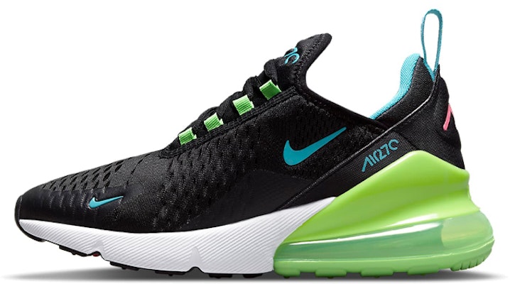 (Youth) Nike Air Max 270 'Black Blue Green' DM3111-001 Buy (Youth) Nike Air Max 270 'Black Blue Green' DM3111-001