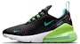 (JR) Nike Air Max 270 'Hitam Biru Hijau' DM3111-001