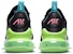 (JR) Nike Air Max 270 'Hitam Biru Hijau' DM3111-001
