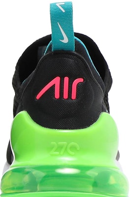Nike Air Max 270 黑綠藍 Sizing Nike Air Max 270 黑綠藍